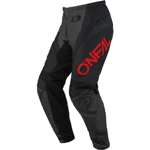 O'Neal 2025 Motocross Pants Element Racewear Youth Black Grey Red